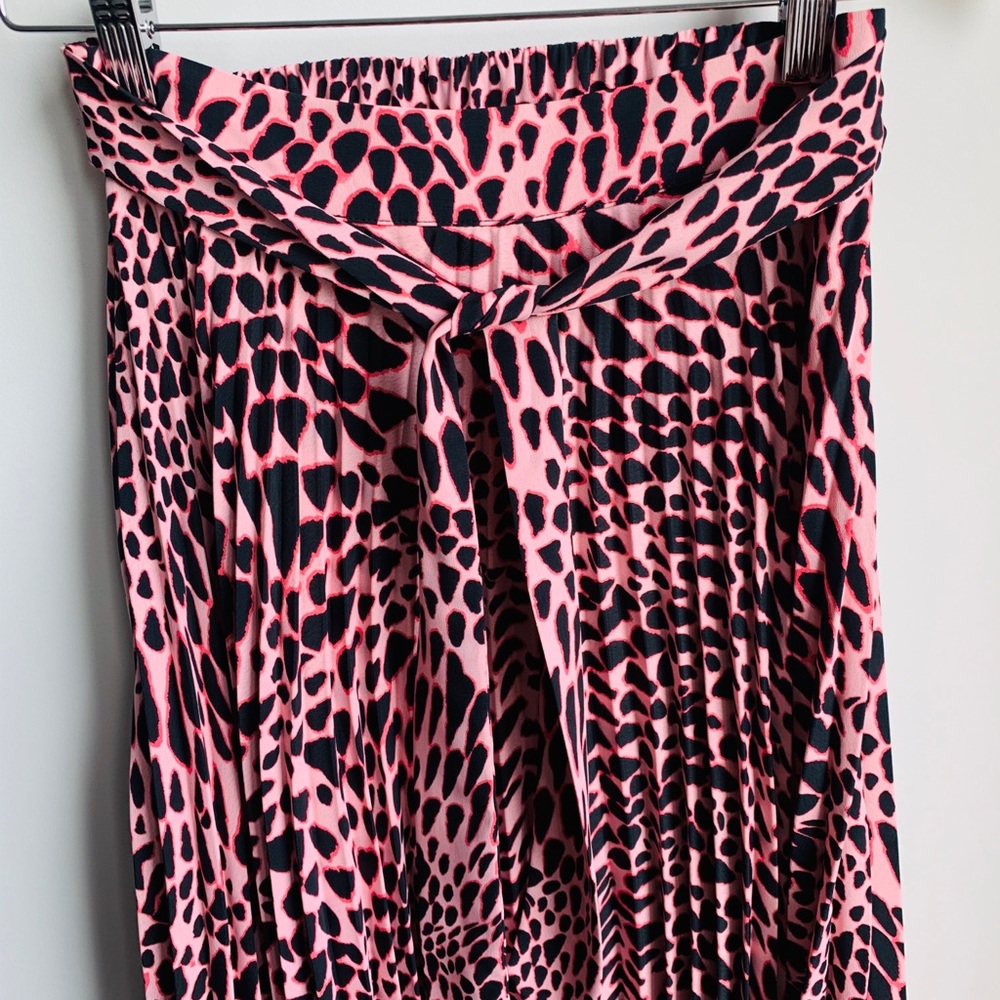 Topshop Flowy pink midi skirt - Picture 4 of 6